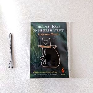 Black Cat with Knife Pin